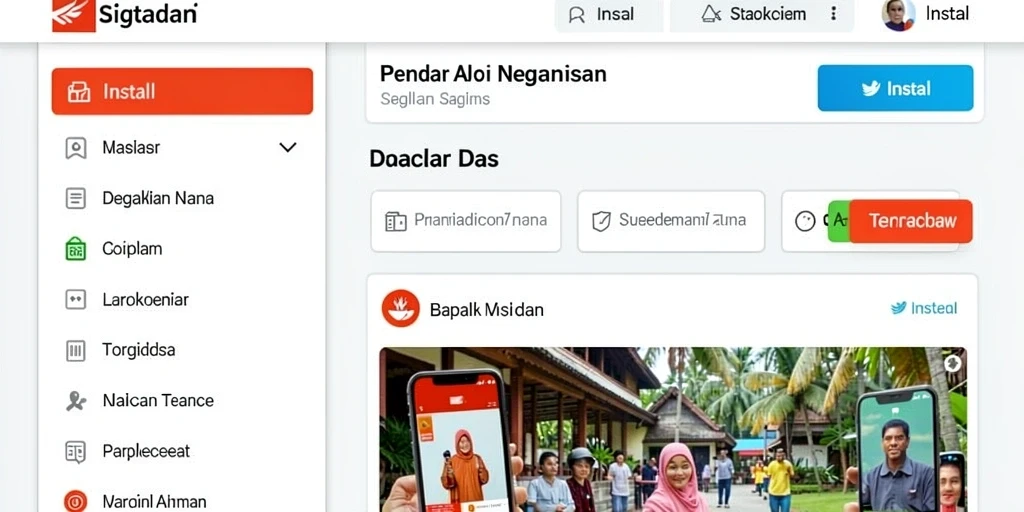 Tampilan antarmuka yang user-friendly dan menarik.