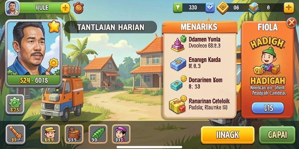 Tampilan antarmuka yang menarik dan intuitif.