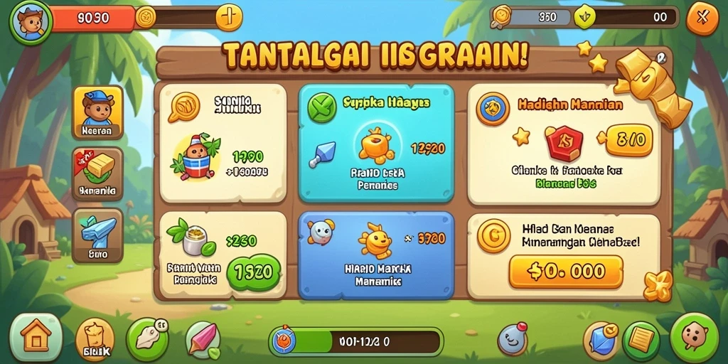 Tampilan utama DAYA4D dengan pilihan mode permainan.