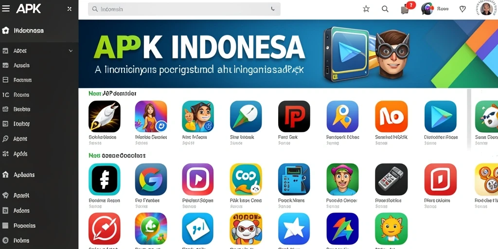 Tampilan awal yang menarik dan penuh warna.