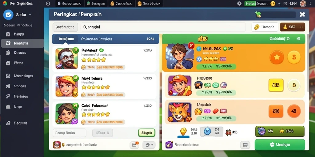 Tampilan antarmuka yang user-friendly dan intuitif.