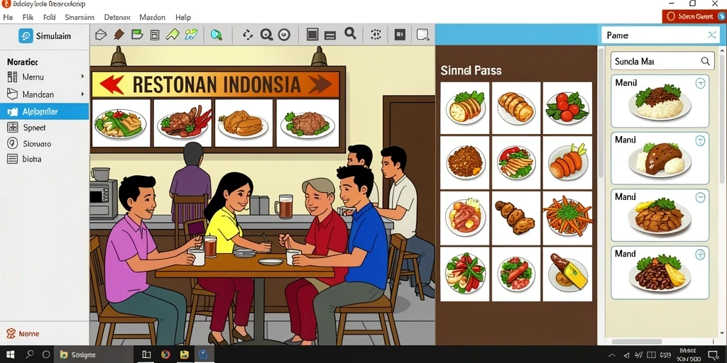 Tampilan antarmuka yang intuitif dan mudah digunakan.