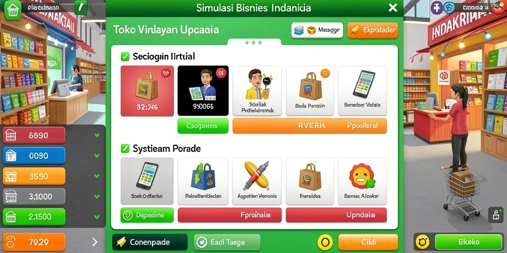 Tampilan antarmuka yang intuitif dan menarik.