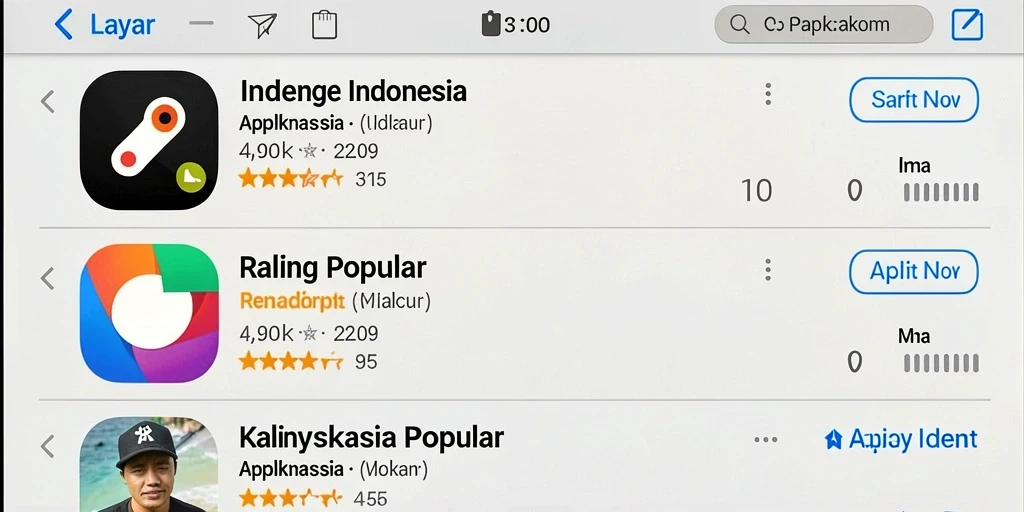 Tampilan antarmuka MARIATOGL yang sederhana dan mudah dipahami.