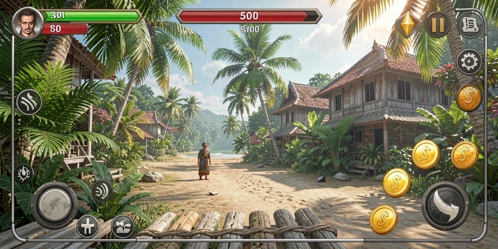 Tampilan awal dengan grafis yang memukau.