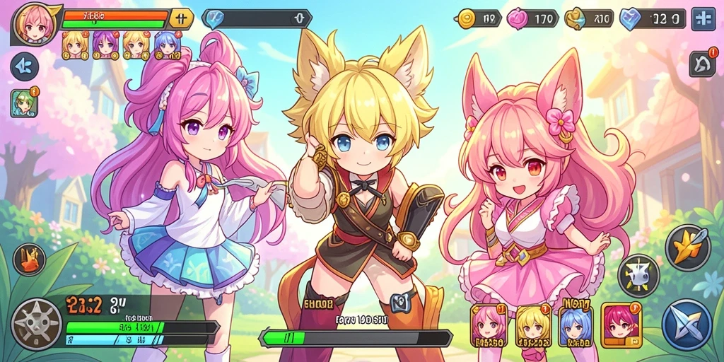 Tampilan awal game yang menawan.