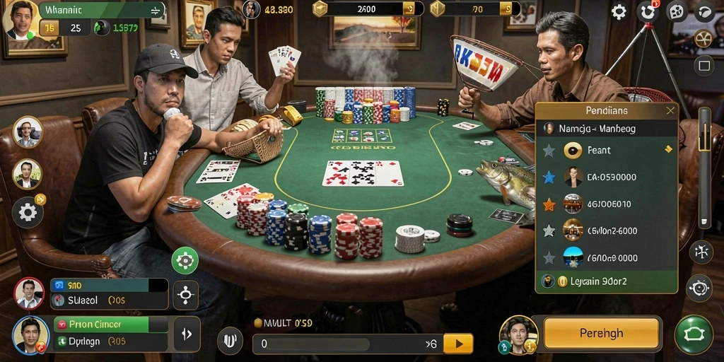 Tangkapan layar menampilkan grafik yang memukau dalam game.