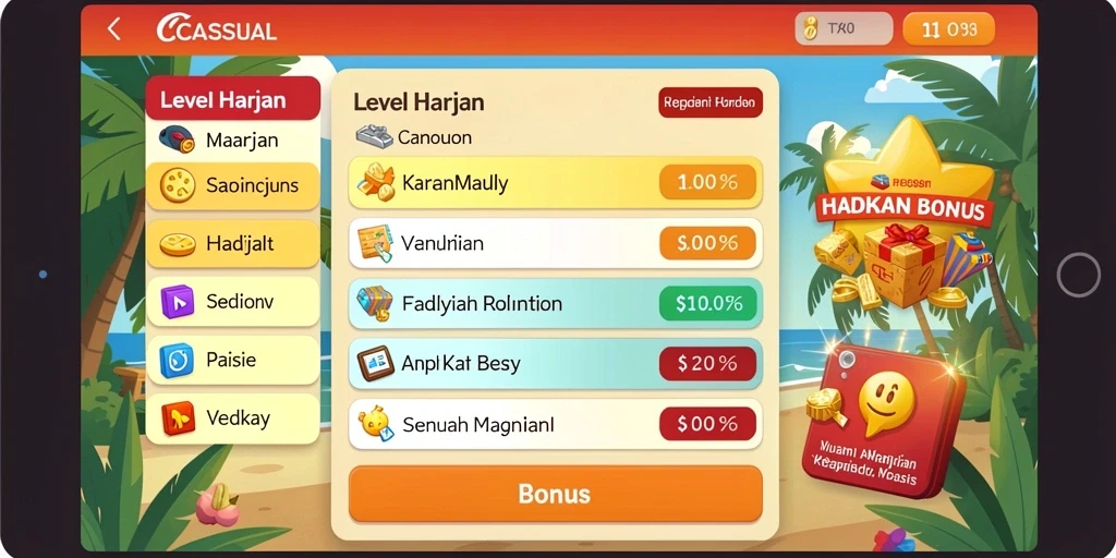 Tangkapan layar menunjukkan aksi seru di level pertama.