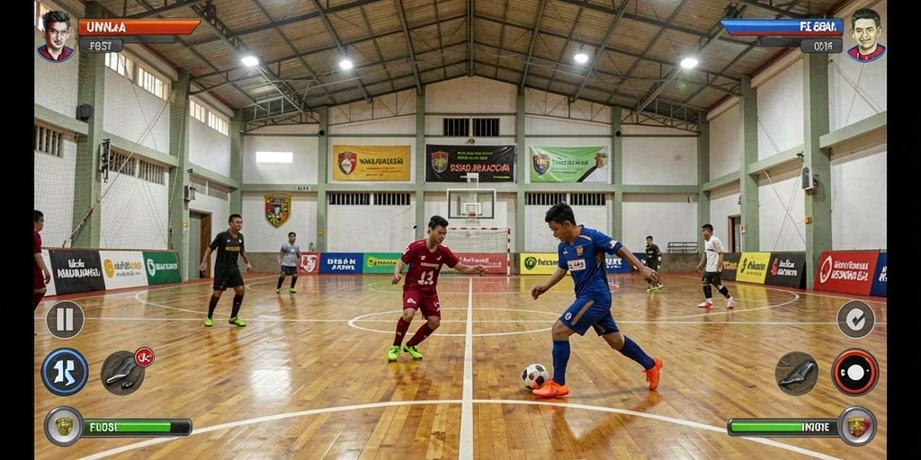 Tangkapan layar yang menunjukkan aksi seru dalam permainan.