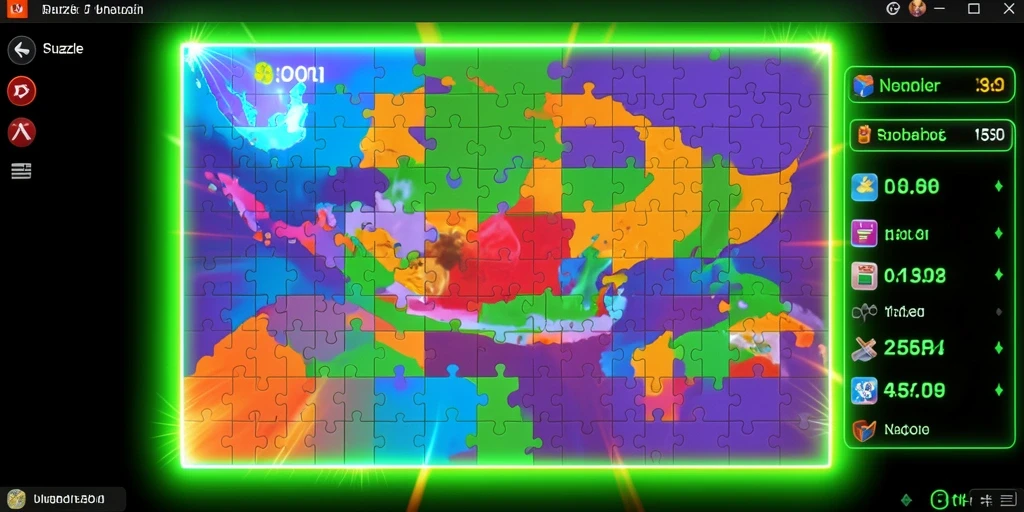 Tampilan awal game yang menarik dan penuh warna.