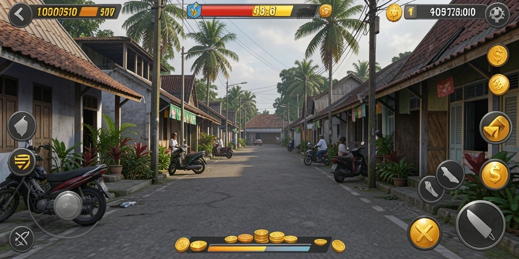 Tampilan karakter yang menarik dan penuh warna.