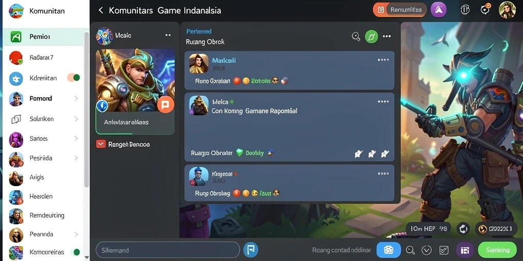 Tampilan antarmuka yang bersih dan modern.